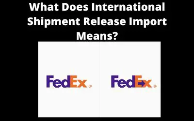 What Does International Shipment Release Import Means?